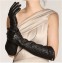 Găng tay da thời trang nữ mùa đông cổ dài L108NN
