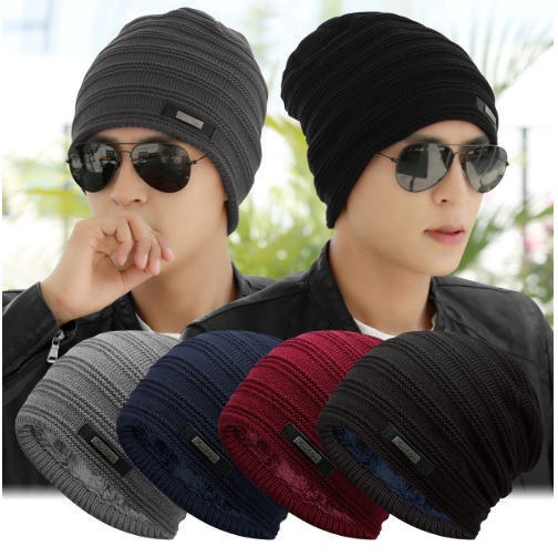 Mũ len 2 lớp siêu ấm kiểu Hàn Quốc