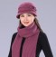 Bộ khăn mũ mùa đông Woman Knit